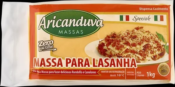 MASSA ARICANDUVA LASANHA 1KG