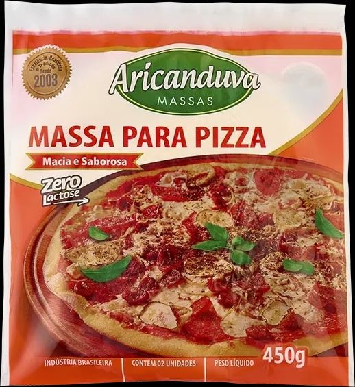 MASSA ARICANDUVA PIZZA 35CM 450GR