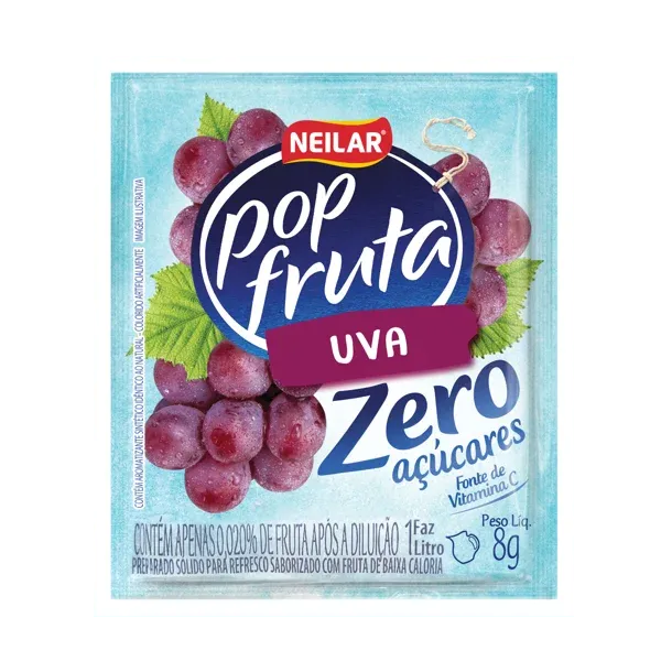 REFR POP FRUTA ZERO UVA 8GR