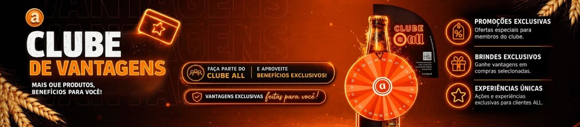 Cadastro clube de vantagens