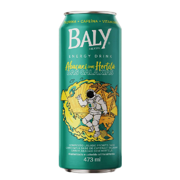 Energético Baly Acabaxi c/ Hortela Lata 473ml