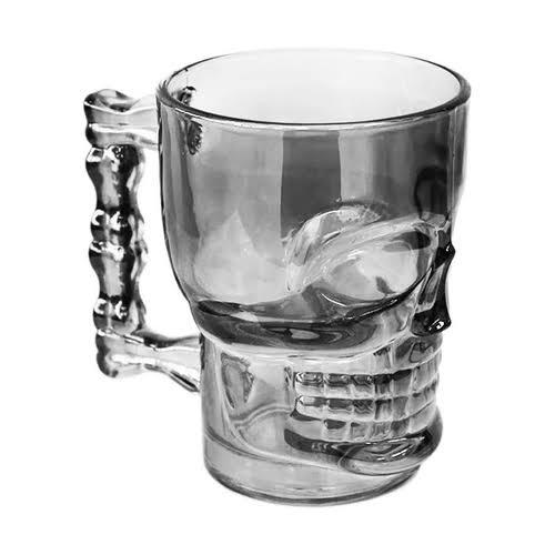 CANECA CAVEIRA CINZA 510ML