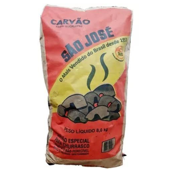 CARVAO VEGETAL SAO JOSE 8KG