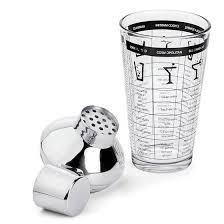 COQUETELEIRA INOX C/ RECEITAS 500ML