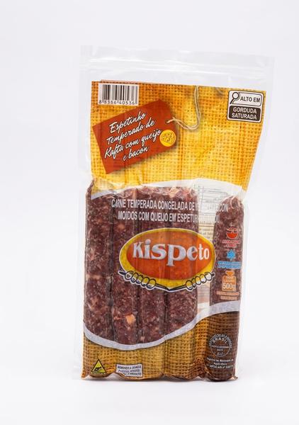 ESPETO KAFTA RECH QUEIJO E BACON 500G