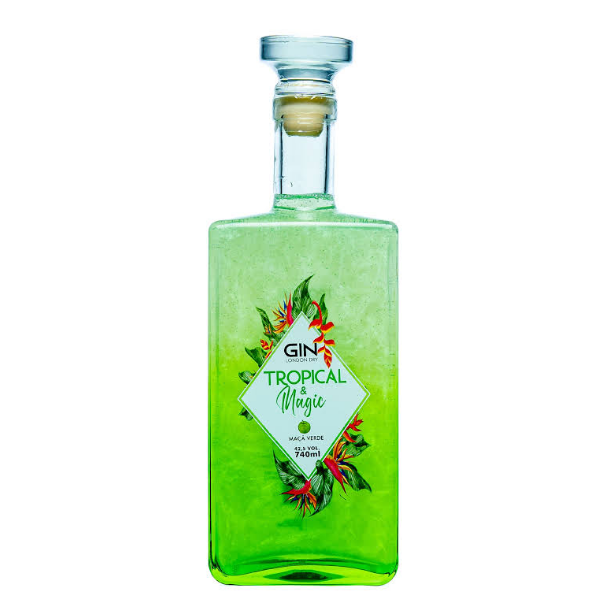 GIN TROPICAL MACA VERDE 740ML