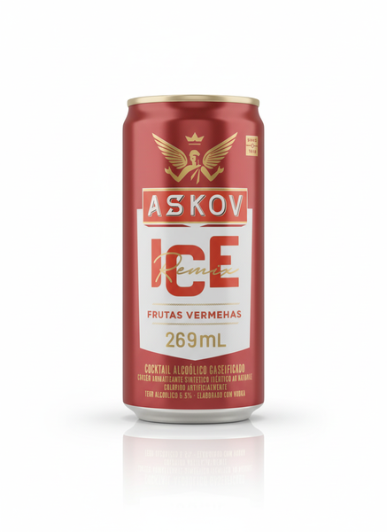 ICE ASKOV FRUT VERMELHAS LT 269ML