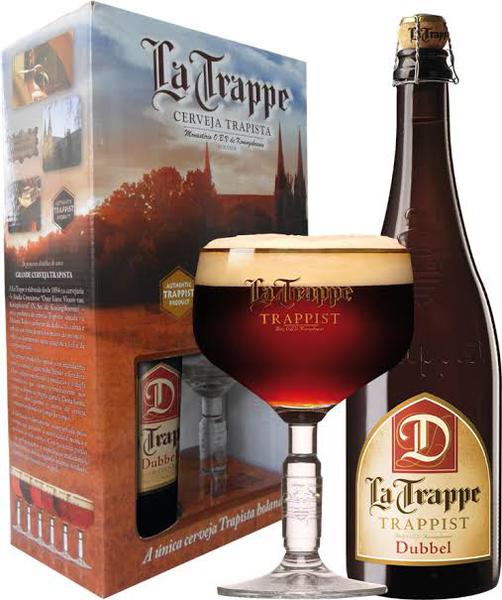 KIT LA TRAPPE DUBBEL 750ML + CALICE
