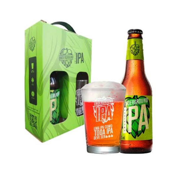 KIT UNDERGROUND IPA 1 CERV LN + 1 COPO