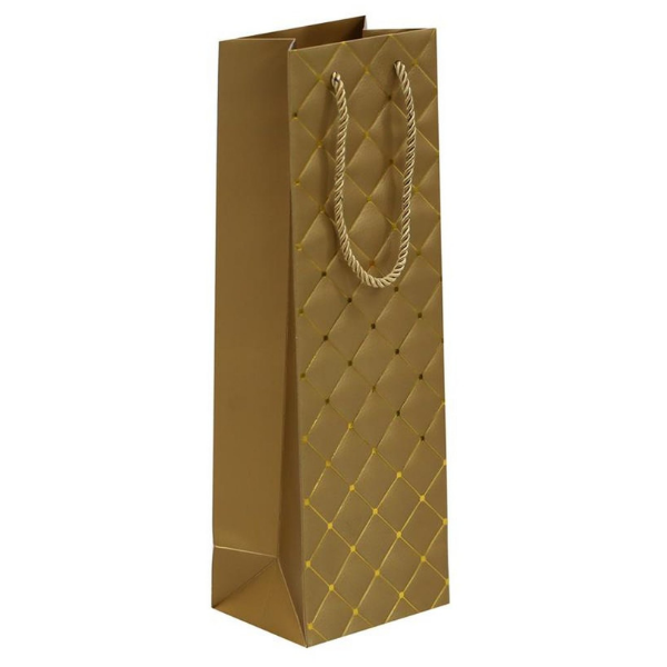 SACOLA P/ PRESENTE 12X9 TEX GOLD