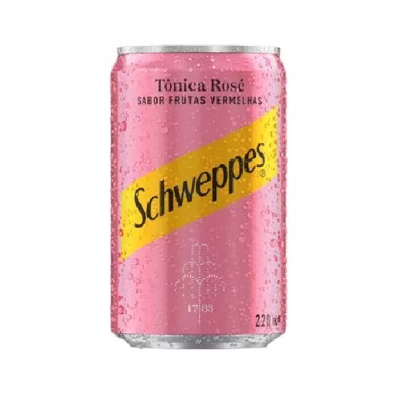 Schweppes Água Tônica Rosé Frutas Vermelhas 220ML