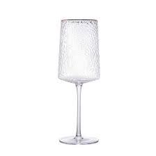 TACA VINHO CRYS MARTELADO PETRA 600ML