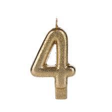 VELA DOURADA GLITTER N4