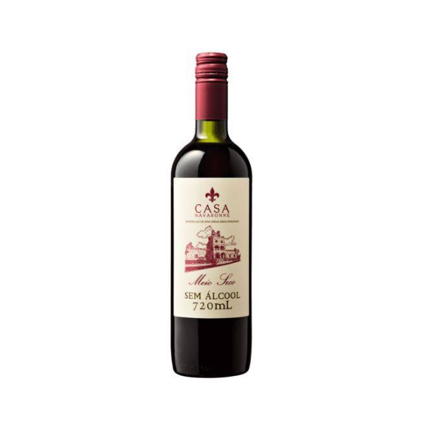VINHO CASA NAVARONNE MEIO SECO S/ALCOOL 720ML