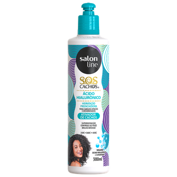 ATIVADOR CACHOS SALON LINE SOS HIALUR 300ML