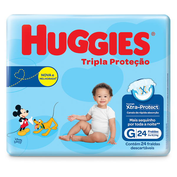 FRALDA HUGGIES T PROT G24