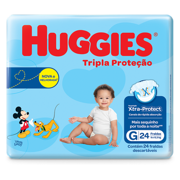 FRALDA HUGGIES T PROT G24
