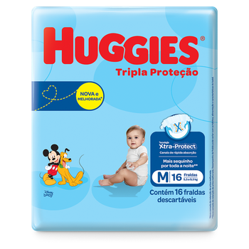 FRALDA HUGGIES T PROT JUMBINHO M16