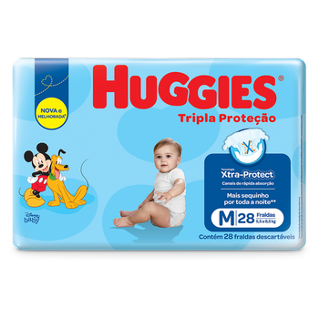 FRALDA HUGGIES T PROT M28