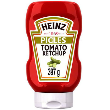 KETCHUP HEINZ PICLES 397GR
