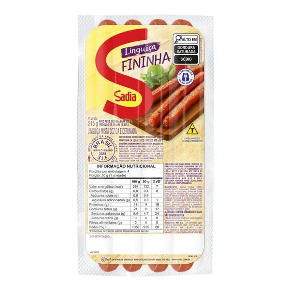 LING SADIA FININHA 215GR