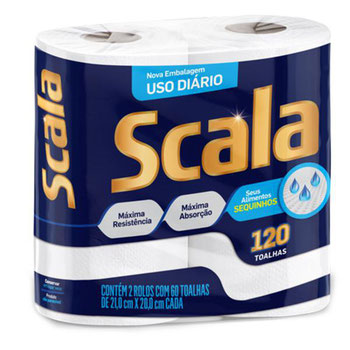 PAPEL TOALHA SCALA C2UN 120FLS