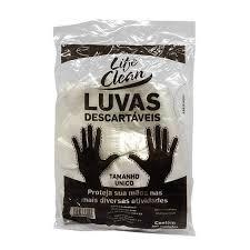 LUVA DESCARTAVEL LIFE CLEAN - 100UN