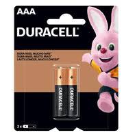 PILHA DURACELL AAA PALITO - 2UN