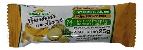 BANANADA C/ ABACAXI ZERO BANANAFRUTI 25G