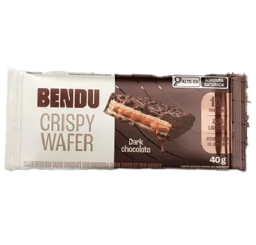 BENDU CRISPY WAFER DARK CHOC 40G