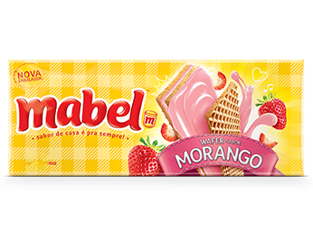 BISC MABEL WAFER 79G MORANGO