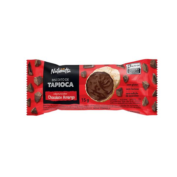 BISC TAPIOCA 15G ZR ACUCAR CHOCO AMARGO