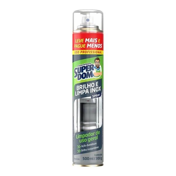 BRILHO INOX SUPER DOM 500ML SPRAY