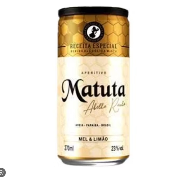 CACH MATUTA MEL/ LIMAO LATA 270ML
