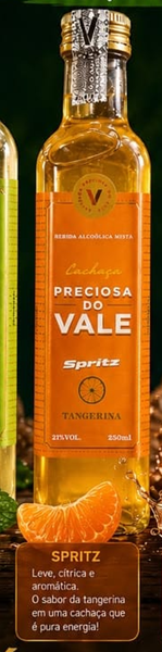 CACHACA PRECIOSA DO VALE TANGERINA 250ML