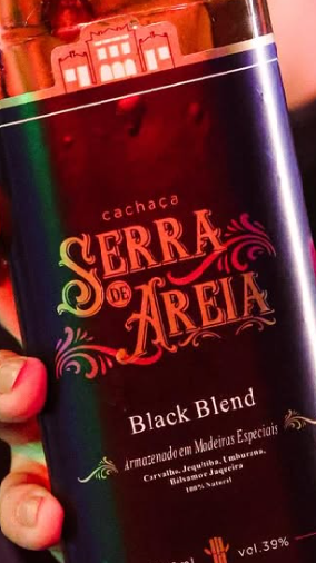CACHACA SERRA DE AREIA BLACK BLEND 250ML