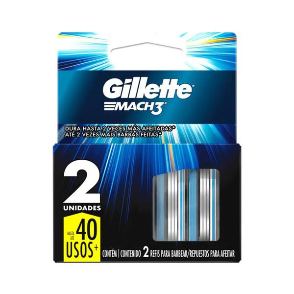 CARGA GILLETTE MACH 3 C/2