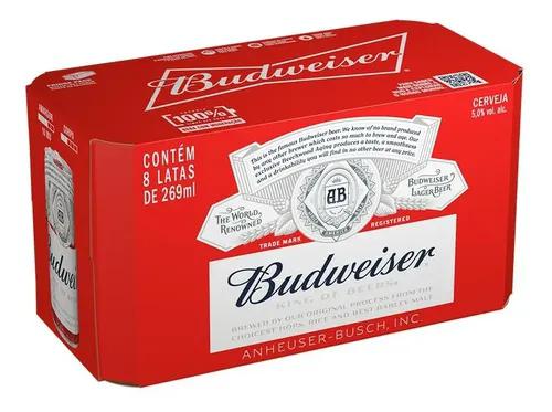 CERV BUDWEISER LT 269ML CX C/8