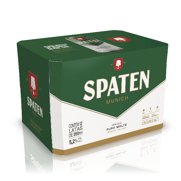CERV PURO MALTE SPATEN 350ML FD C/12