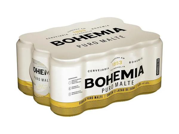 CERVEJA BOHEMIA LT 350ML CX C/12 UND