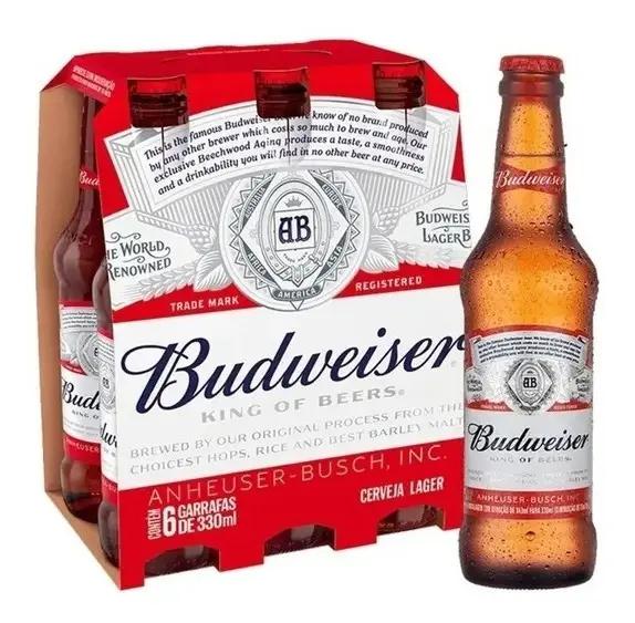 CERVEJA BUDWEISER 330ML C/6UND