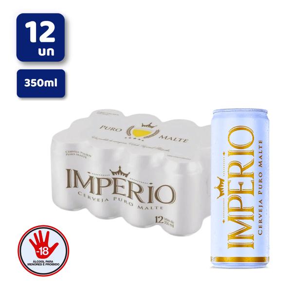CERVEJA IMPERIO PURO MALTE 12X350ML LATA