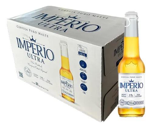 CERVEJA IMPERIO ULTRA LN 210ML CX C/18UN
