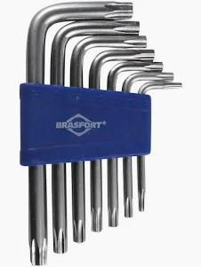 CHAVE TORX T10 A T40 C/ 7 PCS - BRASFORT