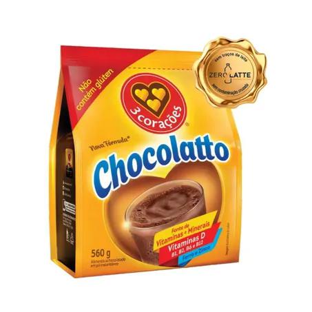 CHOCOLATTO 3CORACOES LEVE 560 PAGUE 500G REFIL 560