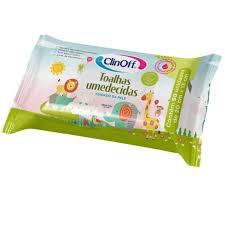 CLINOFF TOALHA UMED 50UNI CUIDA DA PELE