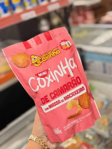 COXINHA SAB CAMARAO C/MASS MACAXEIRA 300G