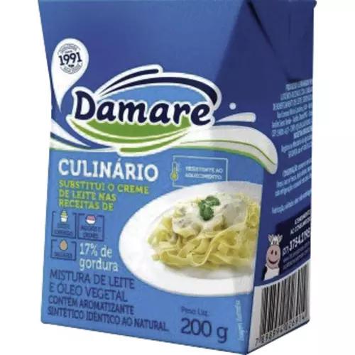 CREME CULINARIO VEGETAL DAMARE 200G