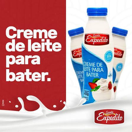 CREME DE LEITE P/BATER SANTO EXPEDITO 450G