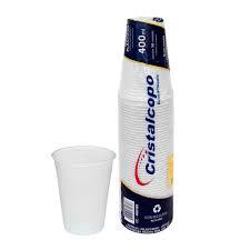 CRISTAL COPO PLASTICO 400ML TRANSP